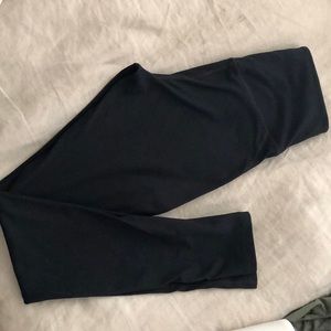 Black Compressive High Rise Leggings from Girlfriend Collective.